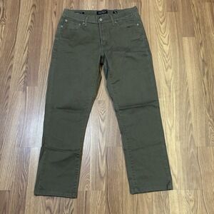 Lucky Brand 410 Athletic Slim Chino Pants Men's Size 32x32 Brown Stretch Casual
